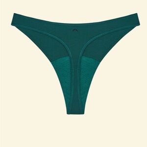 Brand new Huha High Rise Thong Dark Green Small